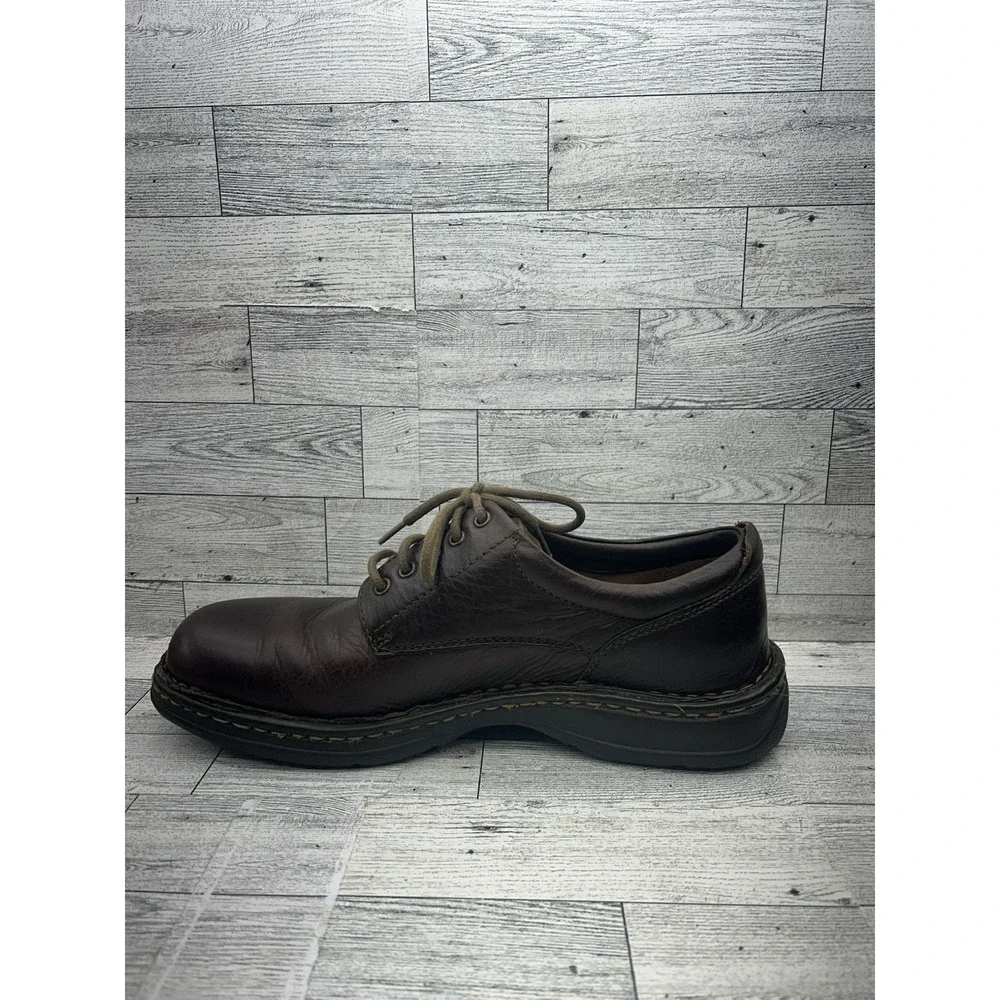 Born Hutchins II Mens Brown‎ Leather Casual Oxfords Size 10 M6660